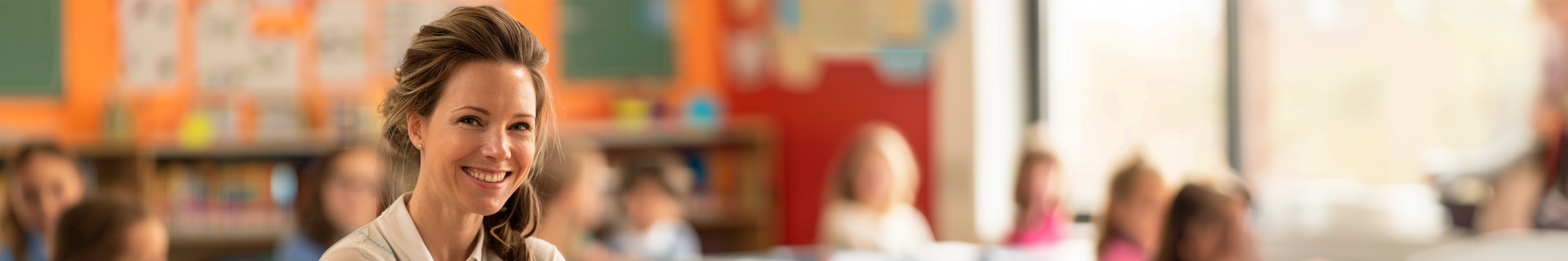 Teacher in classroom