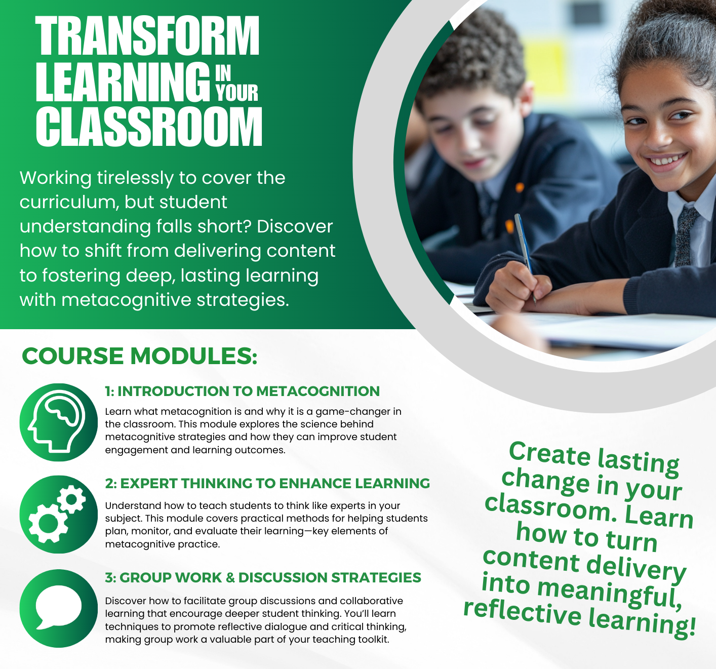 The Metacognitive Classroom: Strategies for Deeper Learning ...